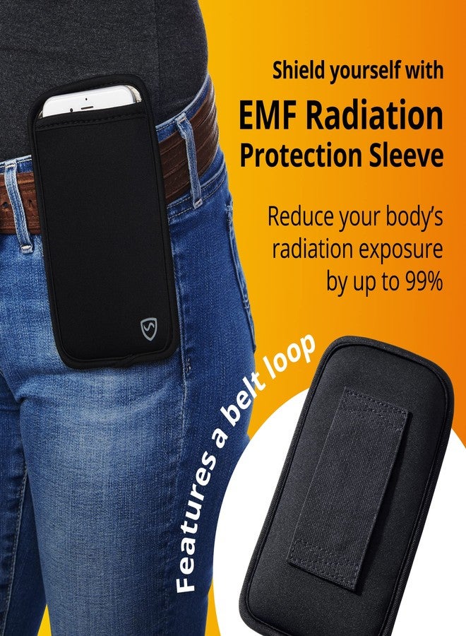 SYB Shield Your Body Anti Radiation Cell Phone Pouch, Cell Phone Sleeves for Blocking EMF, Radiation Blocker for Cell Phone, Black, XL, for Phones Up to 3.25-inches Wide (7 x 4.25 Inches Pouch Size) - Image 5