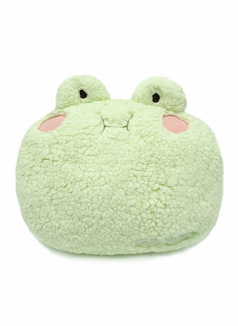 Frog Plush Pillow, Adorable Frog Stuffed Animal, Home Cushion Decoration Frog Plush Toy Throw Pillow Decorations Gifts for Women Kids Birthday - Image 1