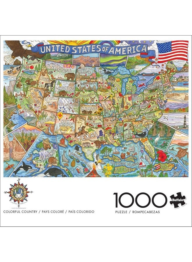Buffalo Games - Carrie Wagner - Colorful Country - 1000 Piece Jigsaw Puzzle for Adults -Challenging Puzzle Perfect for Game Nights - Finished Size is 26.75 x 19.75 - Image 3