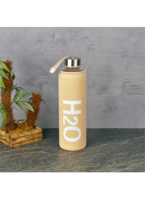 Glass Flask with Case