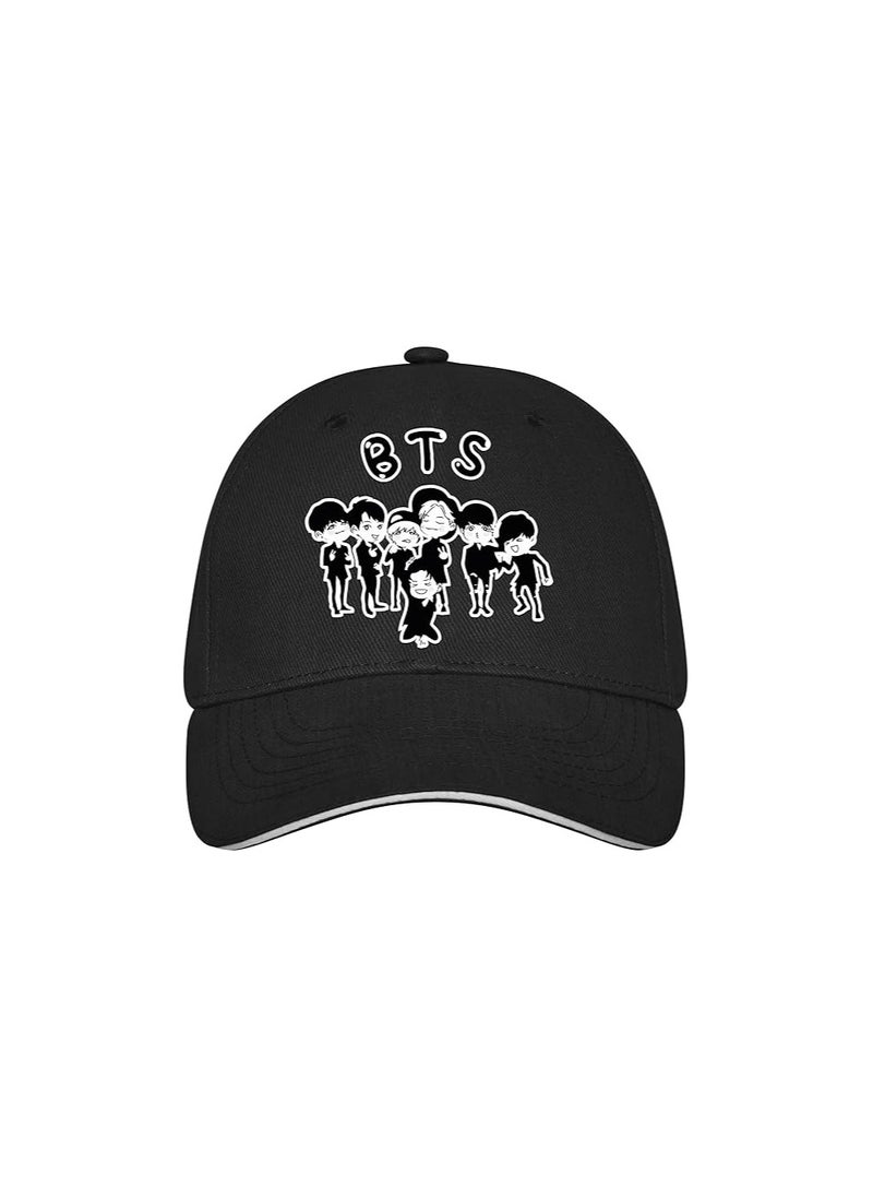 Generic - BTS Bangtan Boys Caps K POP Hat Baseball Cap Men K-pop Caps Bulletproof Boy Scouts Unisex Cool Baseball Mesh Net Caps Hat - Image 1