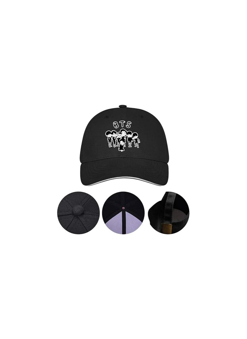 Generic - BTS Bangtan Boys Caps K POP Hat Baseball Cap Men K-pop Caps Bulletproof Boy Scouts Unisex Cool Baseball Mesh Net Caps Hat - Image 1
