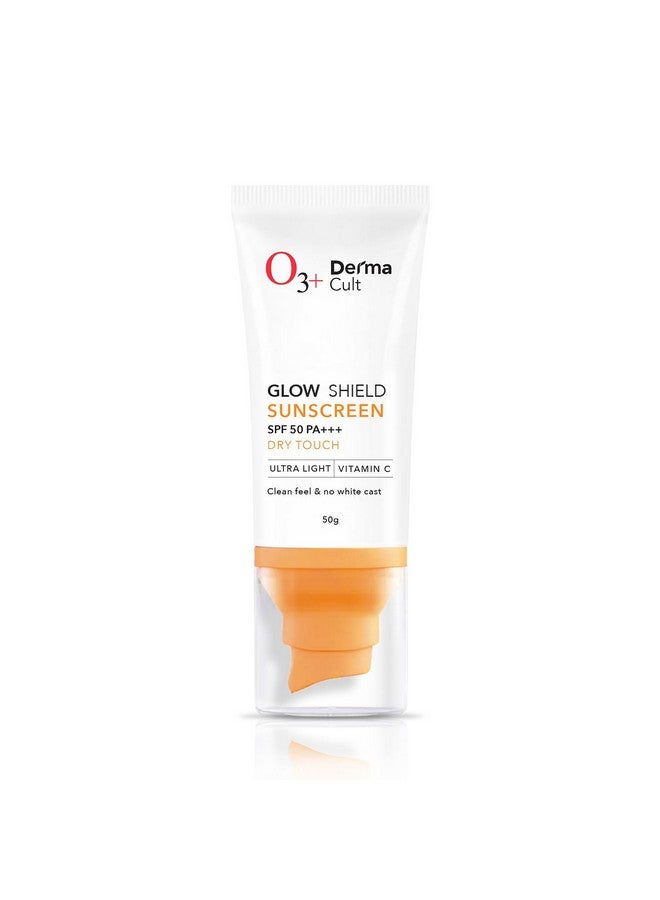 O3+ Derma Cult Glow Shield Sunscreen Spf 50 Pa+++(50Gm) - Image 1