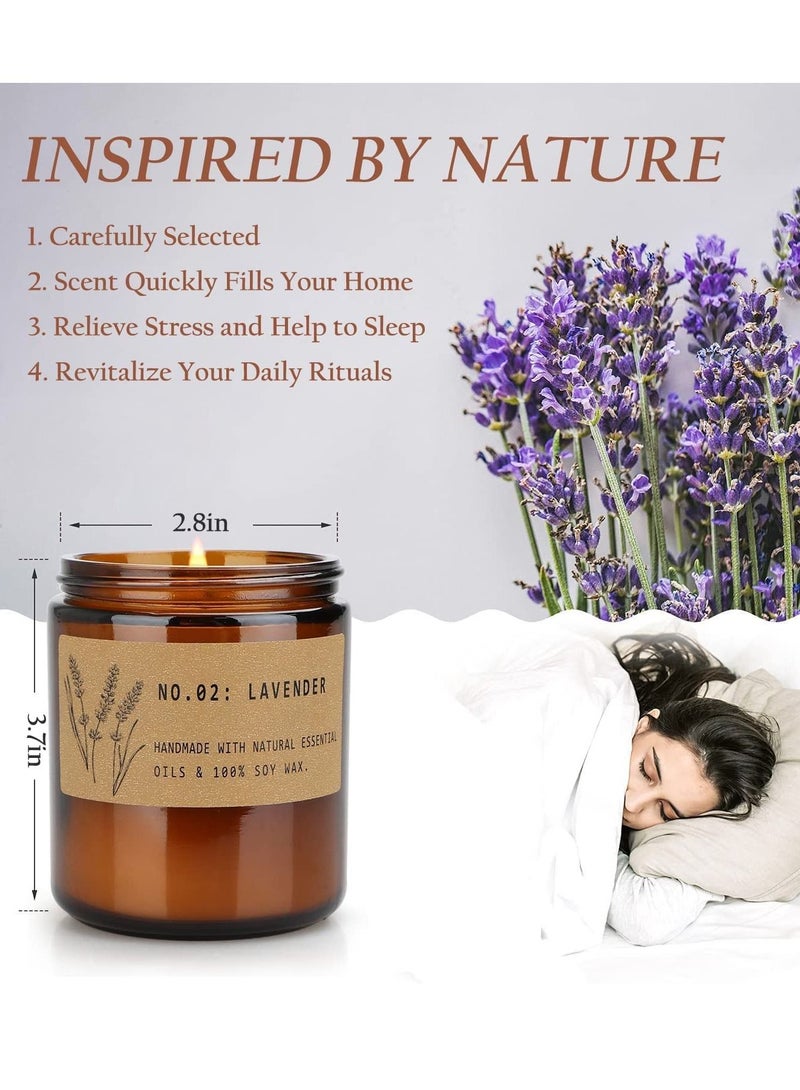 شمعة معطرة بتصميم على شكل برطمان ومزودة بغطاء ذات رائحة فاخرة لمنزل أنيق - Image 5