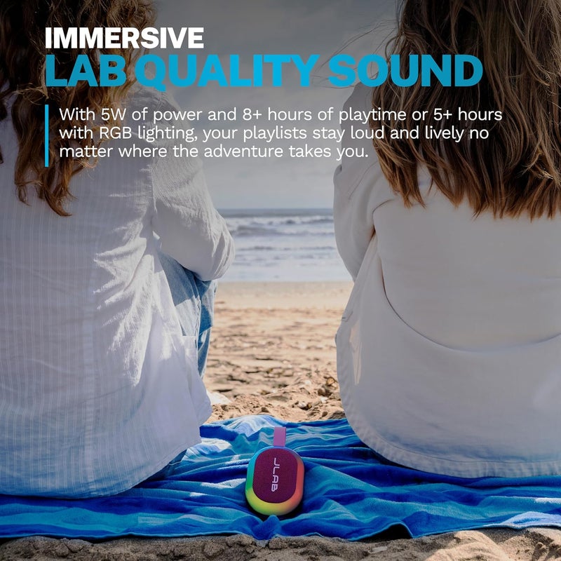 JLab Pop Party Portable Bluetooth Speaker - Mulberry - Image 1