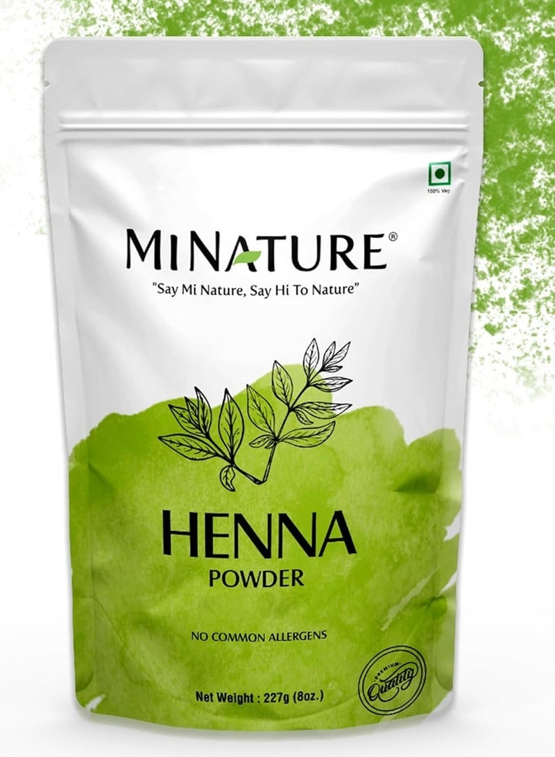 mi nature Henna Powder Lawsonia Inermis Pure Natural and Organic From Rajasthan India - Image 1