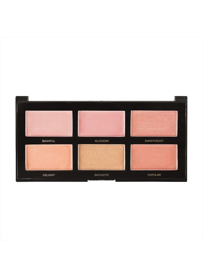 Profusion Cosmetics The Go Palette - Blush I, Long Lasting 6 Colours Face Blusher Gives Daily Glamorous Celebrity Look - Image 2