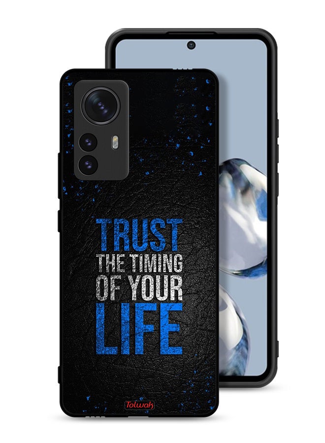 Tolwak Xiaomi 12S Pro Protective Case Cover Trust The Timing Of Your Life - Image 1