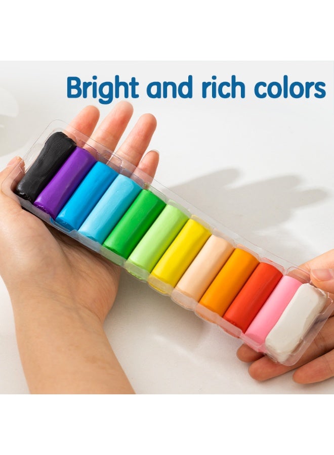 Deli EH719-12 Plasticine – 12 Bright Colors, Skin-Friendly, Non-Sticky, Soft Texture for Creative Modeling - Image 3