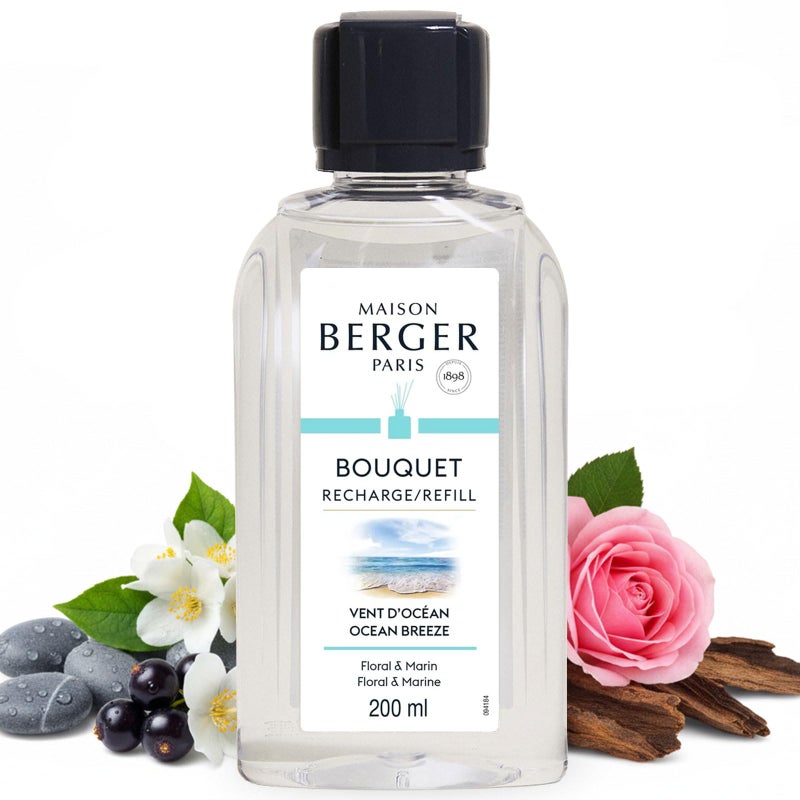 MAISON BERGER  Reed Diffuser Fragrance Refills  676 fl oz 200 mL  Home Fragrance Oil for Reed  Ceramic Diffusers  Made in France Ocean Breeze 2 - Image 3