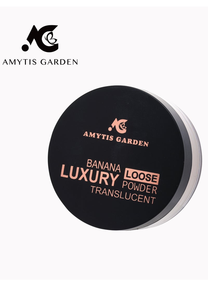 AMYTIS GARDEN Luxury Loose Setting Powder - Translucent Silky Smooth, Flawless Finish, Long Lasting  - Image 4
