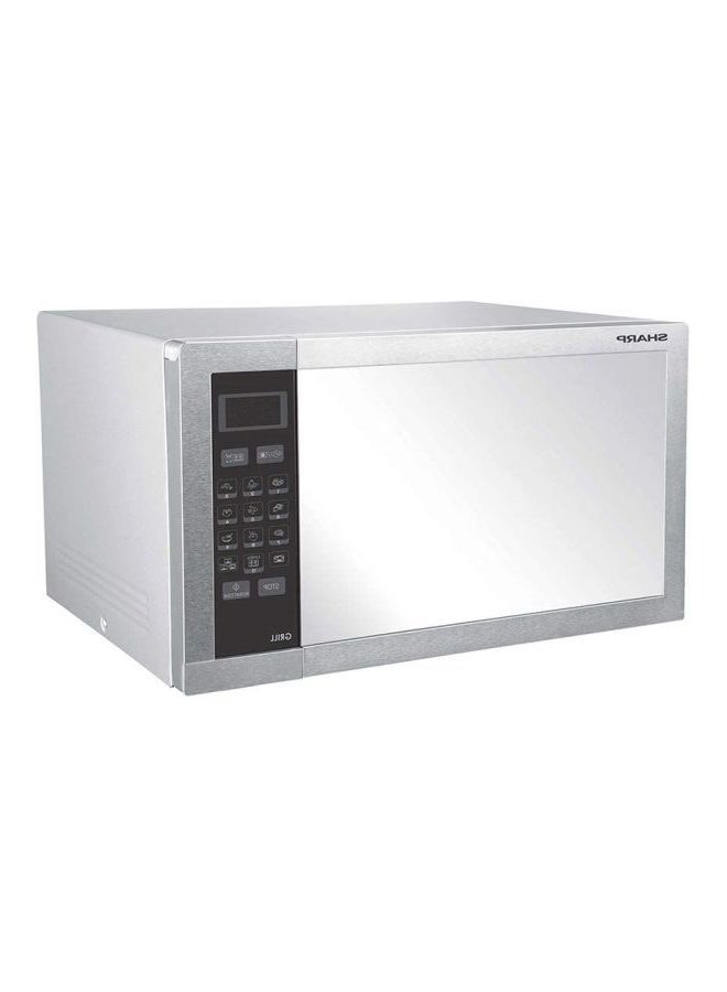 SHARP Countertop Microwave Oven With Grill 34L 34 L 1000 W R-770AR(ST) Silver/Black - Image 5