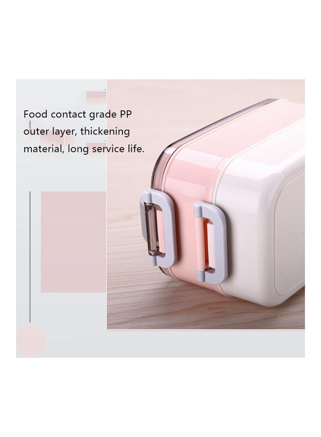 Multi Layer Lunch Box Green 12.5x10.5x12cm - Image 3