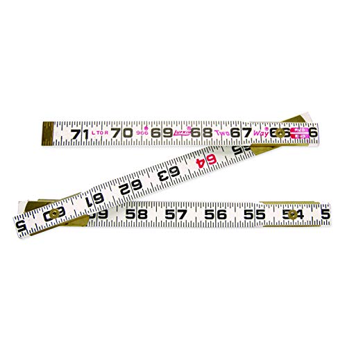 Lufkin Crescent Lufkin 5/8" x 6' Red End® Two Way® Wood Rule - 966N - Image 5