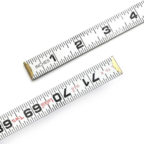 Lufkin Crescent Lufkin 5/8" x 6' Red End® Two Way® Wood Rule - 966N - Image 3
