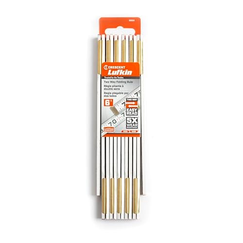 Lufkin Crescent Lufkin 5/8" x 6' Red End® Two Way® Wood Rule - 966N - Image 4