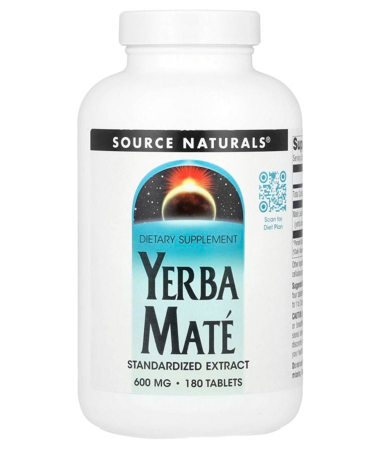 Yerba Mate 600 mg 180 Tablets