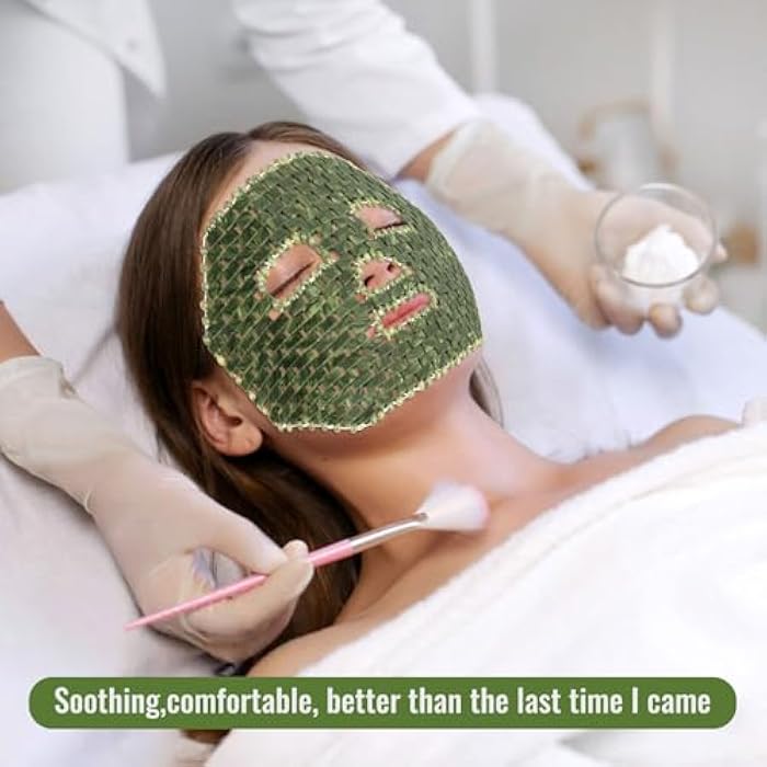 LazyGa Jade Mask, Natural Facial Cooling Mask, 100% Real Jade for Hot & Cold Therapy, Relieves Redness, Swelling, Sensitivity, Wrinkles, Puffiness, and Anti-Aging - Image 5