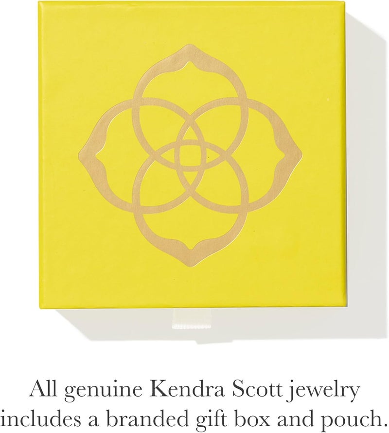 Kendra Scott Elaina Adjustable Chain Bracelet for Women - Gold-Plated with Cobalt Cats Eye - Image 3