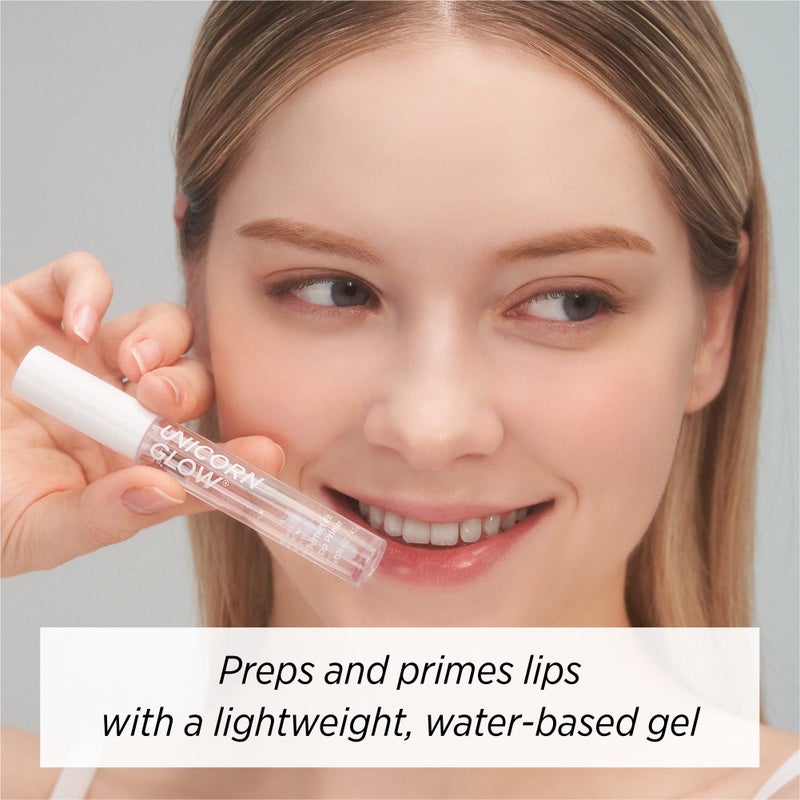 Unicorn Glow Perfect Fit Lip Primer, Water-based Gel, Enhances The Color Impact, Moisturizing, Hydrating, Avocado Oil, Ultra-smooth Finish, Plant-based Ingredients, Clean Beauty - Image 3