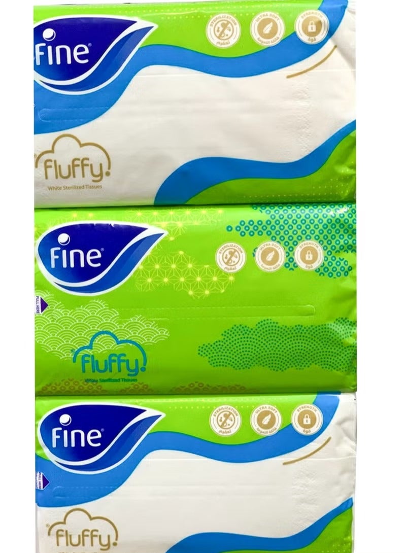 Fine Prestige Facial Tissue Softness 480 Sheets Pack of 3 - Image 1