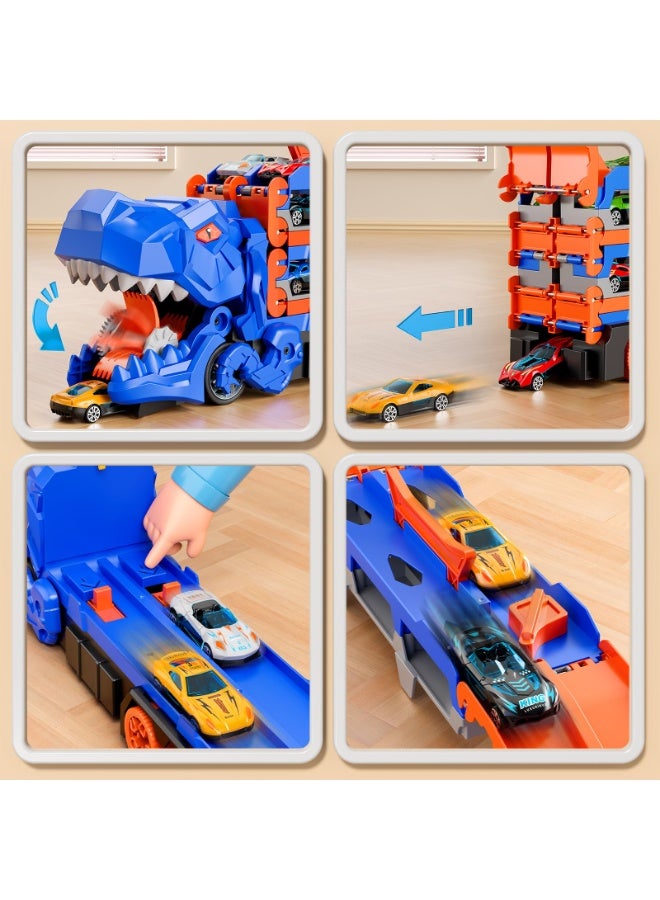 Dovva Dinosaur Race Track Toys for Boys, Race Track Truck Car Toys Boy Toys Gift for Kids Age 4 5 6 7 8 Years Old - Image 3