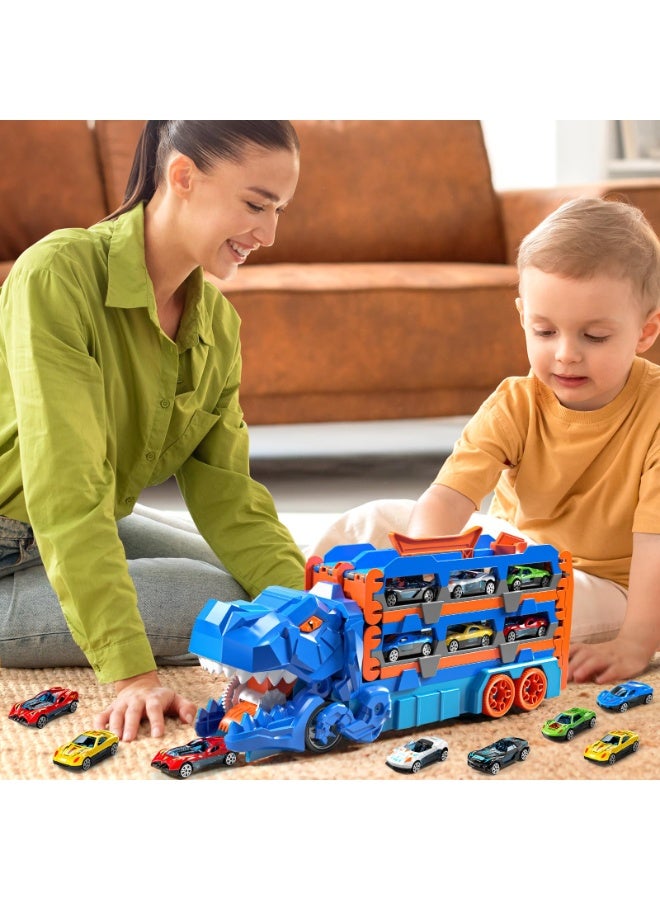 Dovva Dinosaur Race Track Toys for Boys, Race Track Truck Car Toys Boy Toys Gift for Kids Age 4 5 6 7 8 Years Old - Image 5