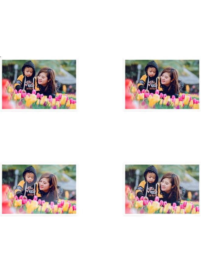 INKCLOUD Color Grid Co-Branded A4 Photo Paper Double-Sided High Gloss Copperplate Paper Glossy Photo Paper Photo Printing Paper Photo Printing Paper Journal/Newsletter Printing 50 Sheets/Package 120G - Image 3