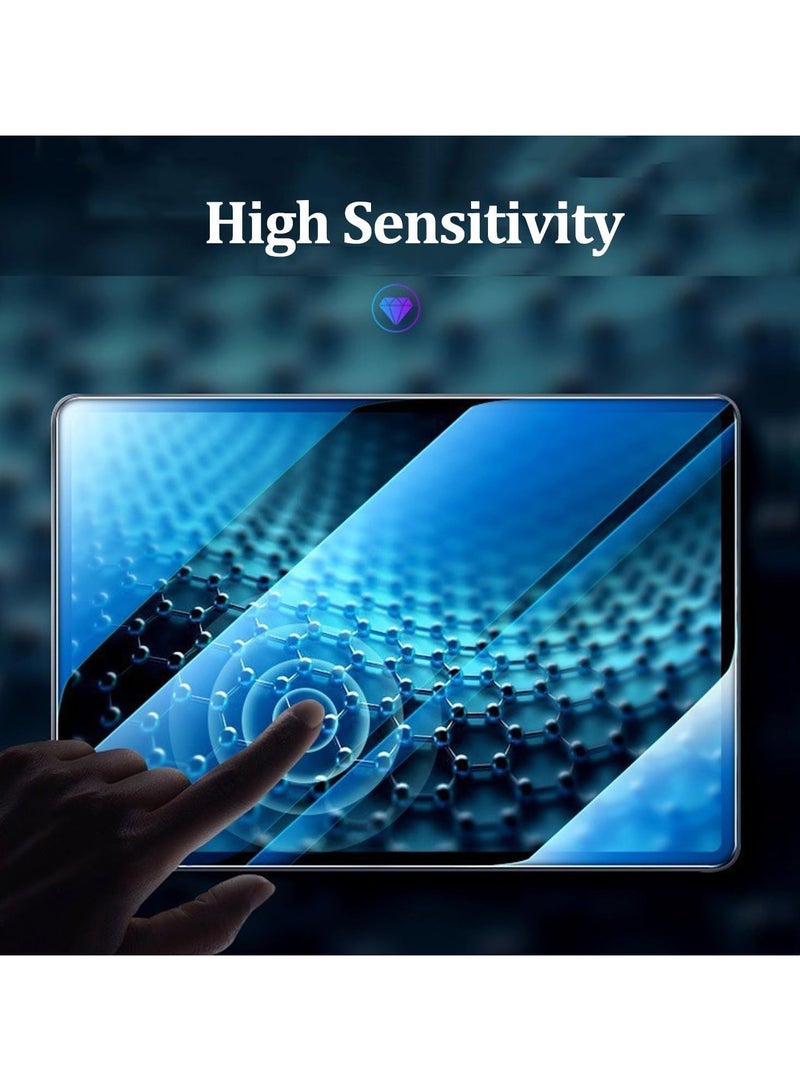 【2 حزمة】 واقي شاشة من الزجاج المقسى متوافق مع هواوي ماتيباد برو 13.2 بوصة 2023 ، مضاد للخدش ، بدون فقاعات ، صلابة 9 ساعات زجاج مقسى فائق الدقة - Image 5