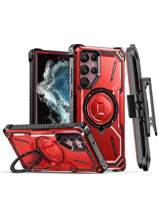 اس-توب جراب لهاتف Samsung Galaxy S22 Ultra 5G Armor Series جراب هاتف مزود بمشبك خلفي - Image 1