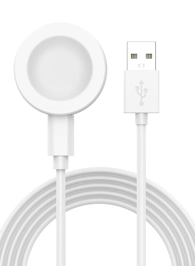 Charger Compatible with Huawei Watch GT 5/5 Pro/4/3/3 PRO/3 SE/GT 2 PRO/Watch 4/4 Pro/3/3 PRO/Ultimate/D2, Magnetic Charger with USB Charging Cable, White - Image 1