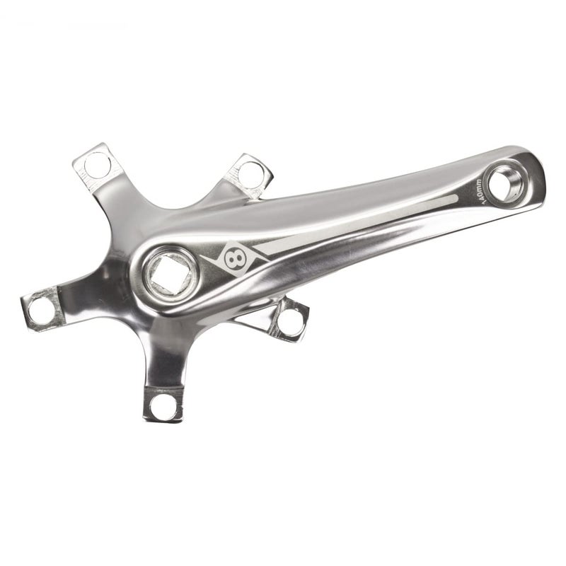 Origin8 Alloy Crank Arm Set (110 BCD), 170mm, Silver - Image 5