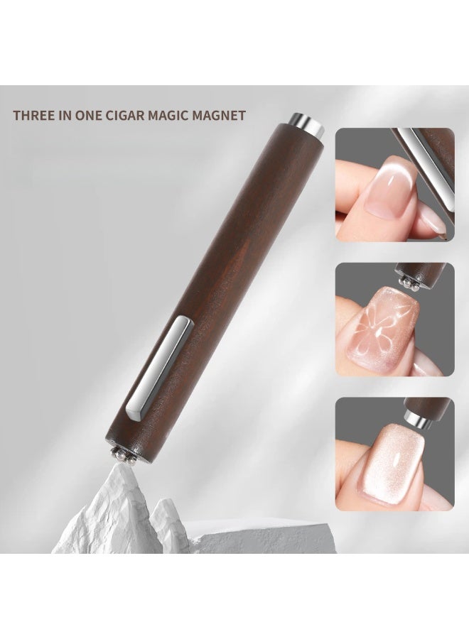 يوكانبي أداة مغناطيسية 3 في 1 لتصميم أظافر عين القطة – مغناطيس أسطواني كبير وقوي لتأثيرات الجل المغناطيسي - Image 4
