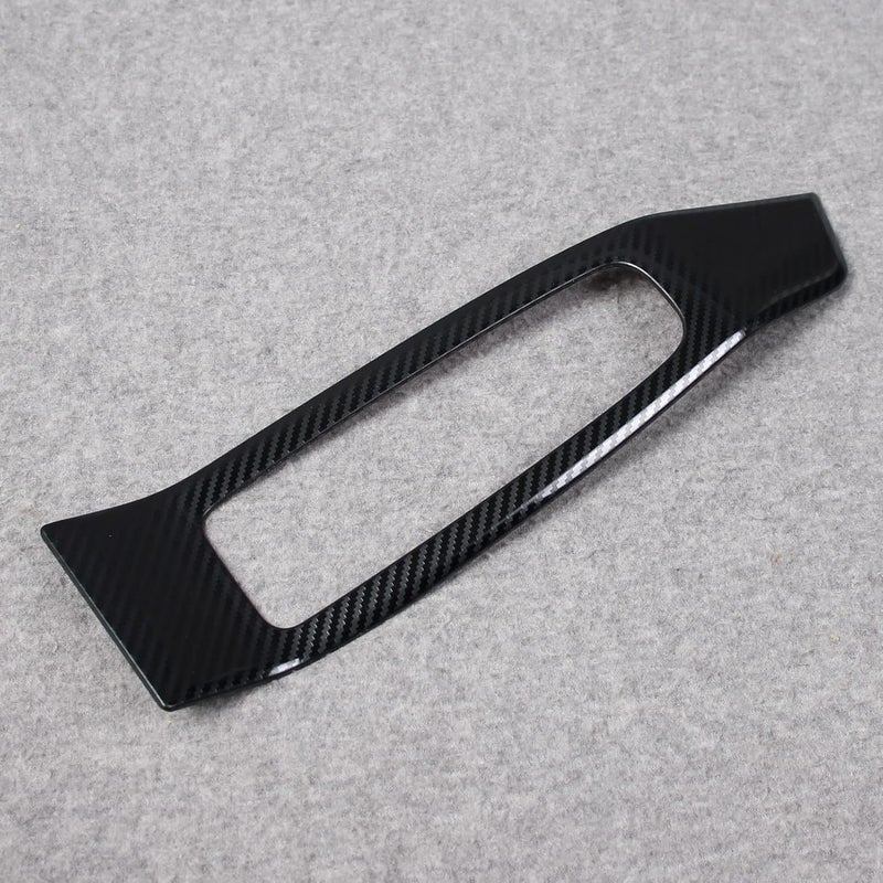 Beautost Carbon Fiber Black Interior Window Switch Console Panel Trims for Nissan Rogue 2021-2025 - Image 3
