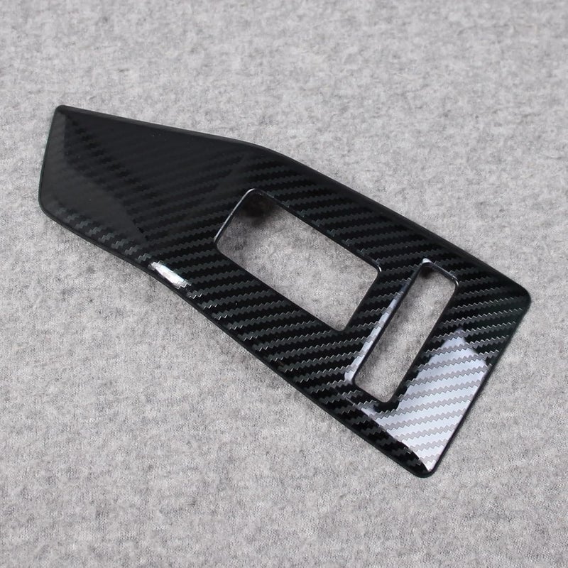 Beautost Carbon Fiber Black Interior Window Switch Console Panel Trims for Nissan Rogue 2021-2025 - Image 4