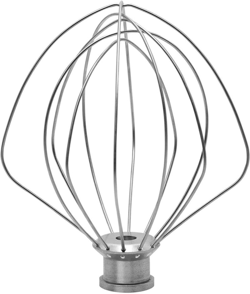 KITCHPOWER KN256WW 6-Wire Whip Attachment for KitchenAid 6 Quart Bowl-Lift Stand Mixer Accessory Replacement, Egg Cream Stirrer, Cakes Mayonnaise Stainless Steel Whisk - Image 1