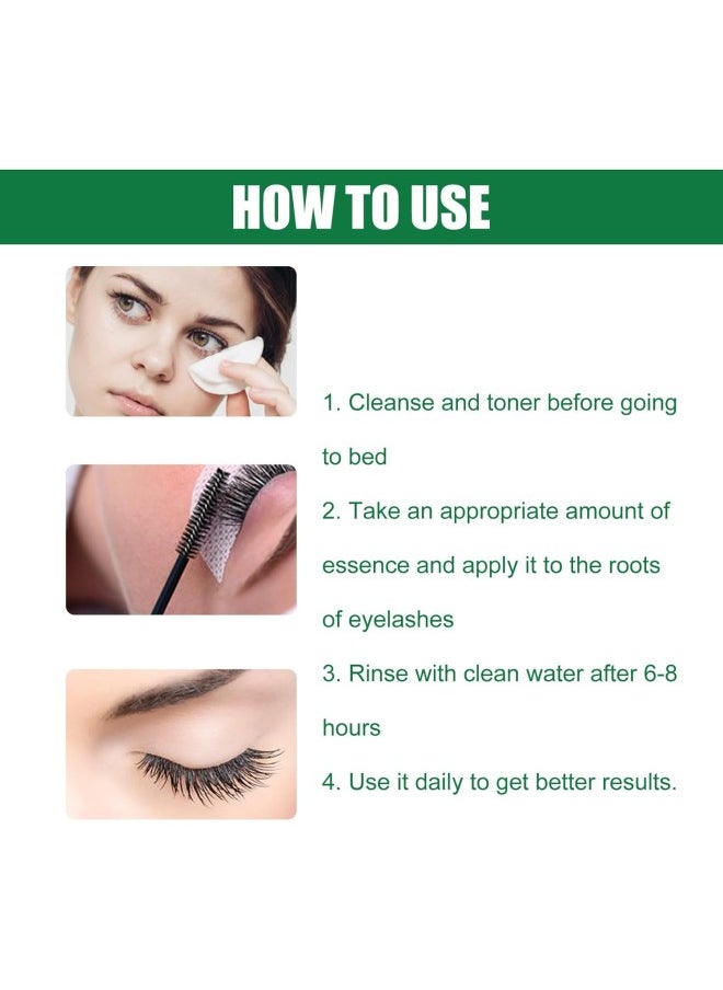 Generic - Gfouk Lash Elixir Rapid Growth Strengthening Eyelash Serum, 30ml Organic Castor Oil Eyelash Serum, Rapid Growth Strengthening Eyelash Serum (3PCS) - Image 1