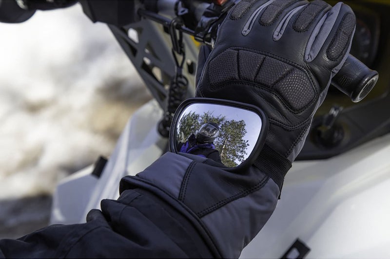 Raider R25 3.5" x 2.25" Powersports Velcro Hand Mirror for Motorcycle/Snowmobile/ATV/UTV/PWC (Single) - Image 4