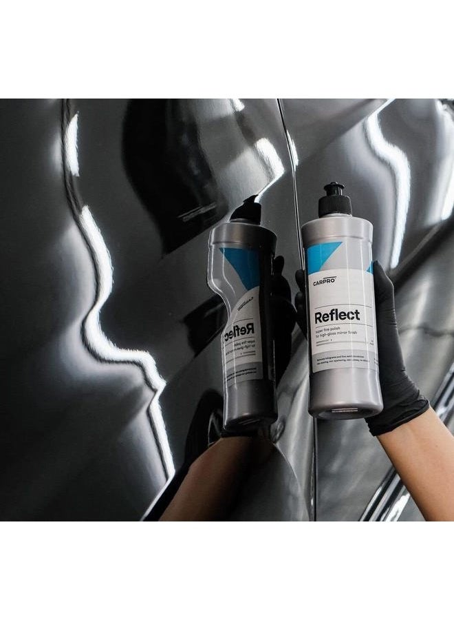 CarPro Reflect High Gloss Finishing Polish - Reflective & Glossy Finish Without Durable Fillers, Silicones, Waxes, Polymers, or Teflon - Body Shop Safe, No Dusting. Rotary & Dual Action - 500mL (17oz) - Image 3