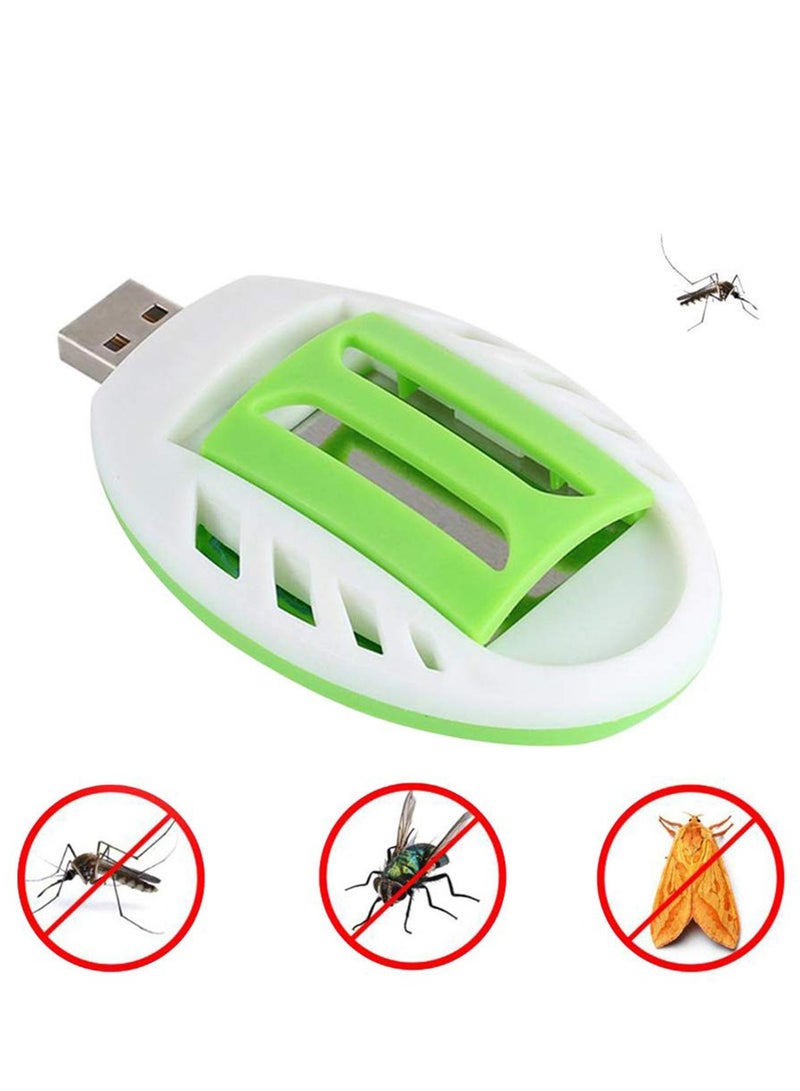USB Portable Mosquito Repellent with 6 Tablets - Ideal for Sleeping and Outdoor Activities to Effectively Keep Mosquitoes Away. - Image 1
