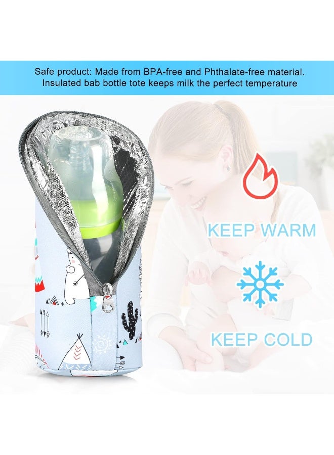 Accmor Baby Bottle Cooler Tote Bags, Insulated Breastmilk Cooler Bag, Nursing Bottle Cooler Warmer Bag for Nursing Mom Daycare Travel - Image 3