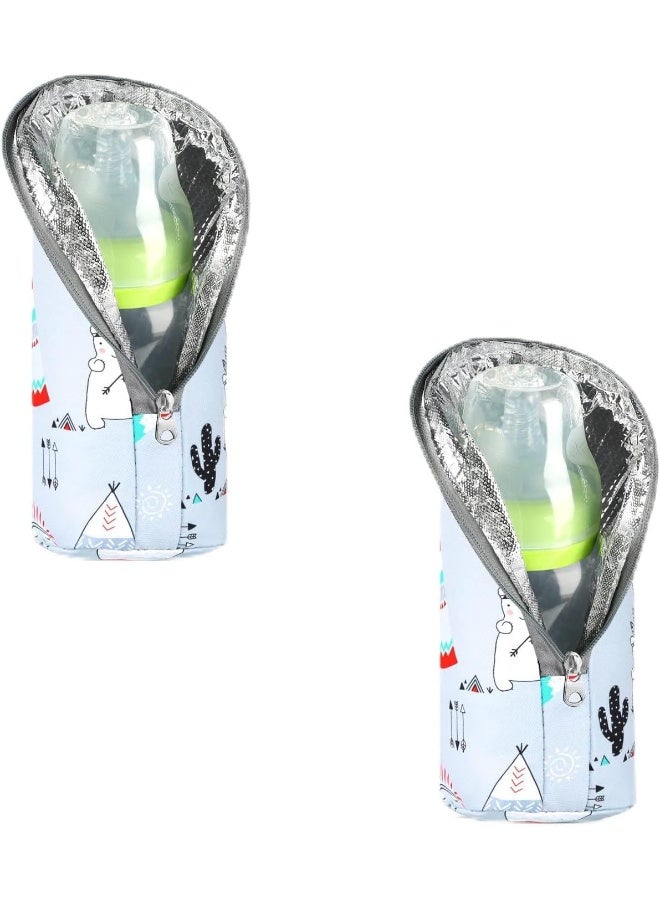 Accmor Baby Bottle Cooler Tote Bags, Insulated Breastmilk Cooler Bag, Nursing Bottle Cooler Warmer Bag for Nursing Mom Daycare Travel - Image 1