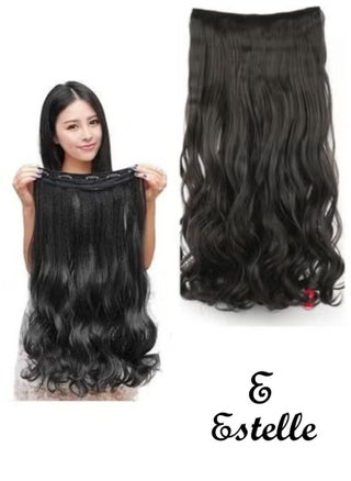 Eestelle Full Head One Piece Long Straight and Body Wave Hair Extension With 5 Clips Suitable for Women and Girls (Color No 2 Body Wave) - pzsku/Z48D7513C2B86AE4B9373Z/45/1750076224/57b76f38-6846-448f-ad8f-552818122860