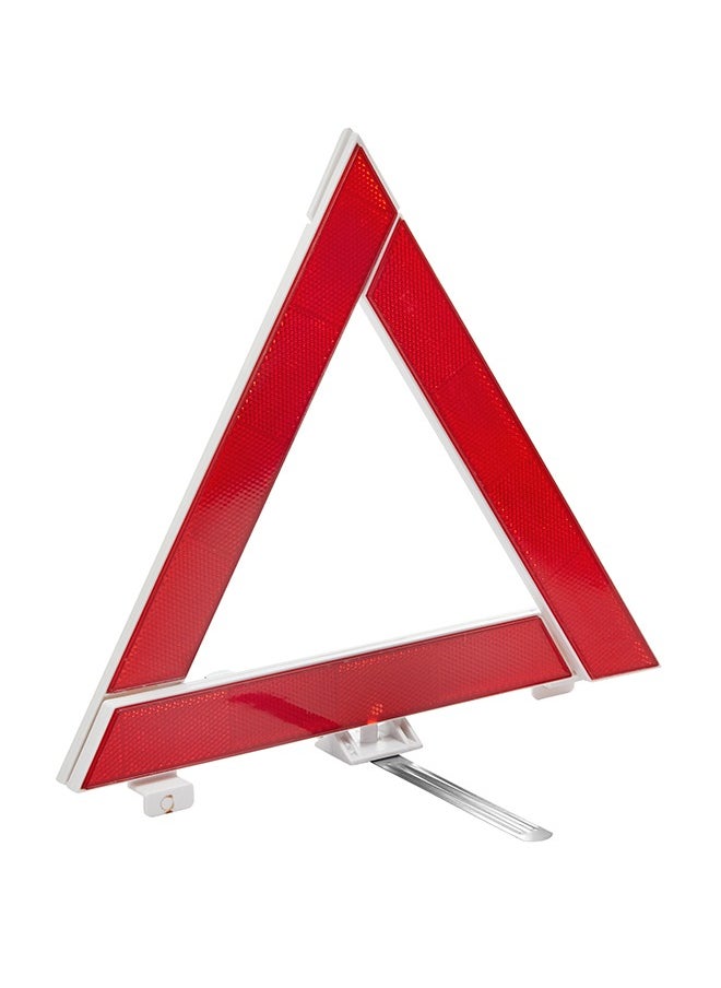 LAWAZIM Triangle Road Warning Sign I - High-Visibility Reflective Emergency Sign with Stable Base and Foldable Design - Portable Safety Triangle for Emergency Roadside Assistance Vehicle Breakdowns  - Image 2