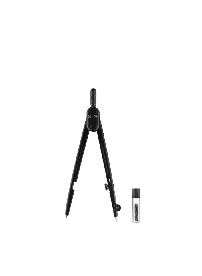 M&G M&G Chenguang Premium Metal Compass Pure Color Matte Black - No:ACS90884  - Image 1