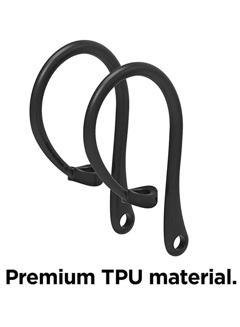 SYOSI TPU Ear Hooks Designed for Apple AirPods 1, 2 and Pro, Ergonomic Design and Durable TPU Construction, Perfect for Exercising Running Jogging Cycling and Gym Gift for Friends and Family 2 Pcs - Image 4