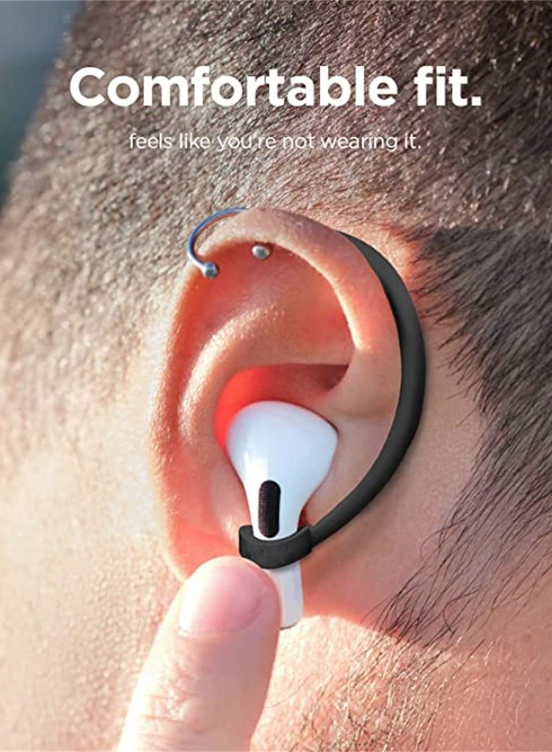 SYOSI TPU Ear Hooks Designed for Apple AirPods 1, 2 and Pro, Ergonomic Design and Durable TPU Construction, Perfect for Exercising Running Jogging Cycling and Gym Gift for Friends and Family 2 Pcs - Image 5