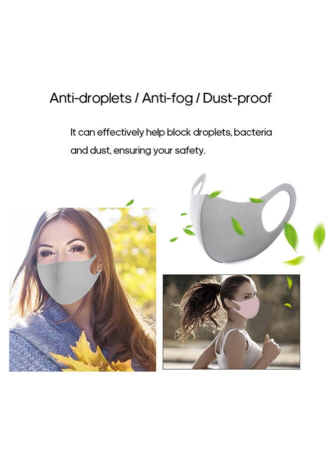 NIBEMINENT 3-Piece Breathable Washable Face Cover Mask Set - Image 3
