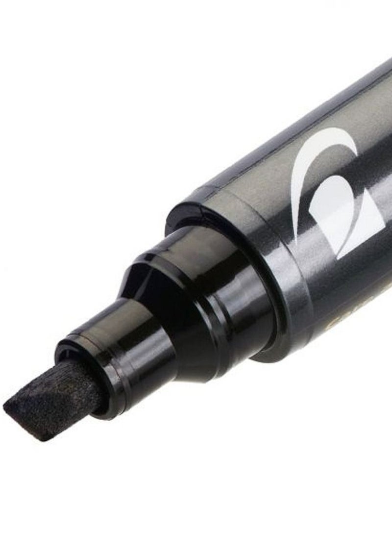 PILOT علامة دائمة من بايلوت 12 قطعة باللون الأسود - Image 2