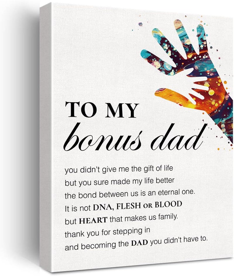 JerLoe Bonus Dad Canvas Wall Art - Image 1